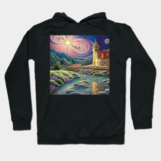 Circle of Colors Rustic Landscape Hoodie